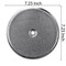 American Built Pro Clean-Out Cover Plate, 7-1/4 in. Diameter Plastic Flat Chrome 107FC P1 - alternate 6